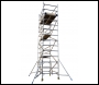 LEWIS Industrial Scaffold Tower Double Width 1.8m Long - 6.7m Platform Height