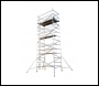 LEWIS Industrial Scaffold Tower Double Width 1.8m Long - 8.2m Platform Height