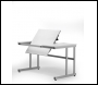 Vistaplan Vector Reversible Desk Grey - A1 or A2