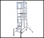 Lewis Trade Heavy Duty Aluminium Podium Steps 1.75 Metre Platform Height inc Stabilisers with Detachable Ladder