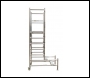 Lewis Trade Heavy Duty Aluminium Podium Steps 1.75 Metre Platform Height inc Stabilisers - Adjustable Heights