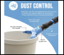 Maxvac Waletale Waletale Mixing Bucket Dust Extraction Attachment - 12mm slot