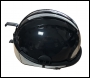 JSP Replacement Helmet for Powercap Infinity Respirator Micro Peak Wheel CR2 Accessory Slot Seals Battery Clip and Visor Carrier Adaptors Black - AKG179-P01-100