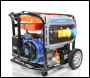 P1 Power P10000LE 7.9kW / 9.8kVa Petrol Open Frame Site Generator, Electric Start & Wheel Kit