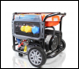 P1 Power P10000LE 7.9kW / 9.8kVa Petrol Open Frame Site Generator, Electric Start & Wheel Kit