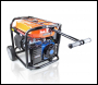 P1 Power P10000LE 7.9kW / 9.8kVa Petrol Open Frame Site Generator, Electric Start & Wheel Kit