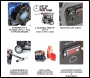 P1PE P10000LELPG 7900w Dual Fuel LPG/Petrol 3000rpm generator 460cc E-Start, Wheel Kit 115/230v