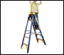 Werner Industrial Fibreglass Swingback Step Ladders c/w Slip Resistant Treads