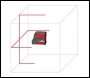 LEVELFiX CL202R Cross Line Laser Level - Red beam