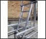 Lewis LPOD075A Industrial All-In-One Podium with Standard Gate & Detachable Ladder - 0.75m Platform Height