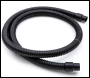 Maxvac ACC-019 5mtr x 50mm flexible anti-static hose with rubber hose cuffs