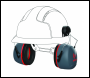 JSP AEB040-0C1-A00 JSP Sonis 3 Helmet Mounted Ear Defenders 36dB SNR To Suit JSP Powercap Infinity and JSP Evo Helmet ranges - Pack of 10