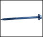 6.3 x 160mm Masonry Screws with Slotted Hex Washer Head - Box of 100
