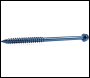 6.3 x 200mm Masonry Screws with Slotted Hex Washer Head - Box of 50