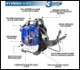 Hyundai HY4B76 76cc 4-Stroke Backpack Petrol Leaf Blower