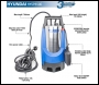 HYUNDAI HYSP850D 850W Stainless Steel Electric Submersible Dirty Water Pump