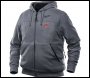 Milwaukee M12HHGREY3-0 GREY HEATED HOODIE