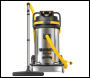 V-TUF MAMMOTH STAINLESS - 3.5kW 80L Twin Motor Industrial Wet & Dry Vacuum Cleaner with Accessories 110/240v