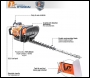 P1PE P2600HT 26cc 2-Stroke 550mm/22inch Petrol Hedge Trimmer