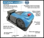 Hyundai HYRM1000 Robot Lawn Mower 625sq metre, smart mowing functionality