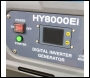 HYUNDAI HY8000Ei 7500W Remote Electric Start Portable Inverter Generator 230v/115v inc Wheel Kit, Pure Sine Wave, Accessories + 1200ml Oil