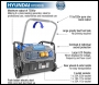 HYUNDAI HY8000Ei 7500W Remote Electric Start Portable Inverter Generator 230v/115v inc Wheel Kit, Pure Sine Wave, Accessories + 1200ml Oil