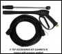 V-TUF RAPIDMSC 240v MOBILE COLD PRESSURE WASHER with STAINLESS COVER 130 BAR @ 9 L/Min - Includes 9m Hose