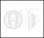 LTPRTZ 7” LED Headlight Black Reflector - Code LTPZ-HL7-2-LHD