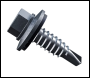 Evolution TSFHR6.3-22-2 Hex Washer Head Self-Drilling Screws - per 200