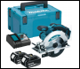 MAKITA DSS610RTJ 18V LXT 165MM CIRCULAR SAW INC 2 X 5.0AH BATTS