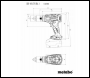 Metabo SB18LTXBLI 18V 2x 5.2Ah Li-Ion Brushless Combi Drill Kit