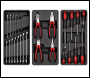 Clarke PRO395 182 Piece Tool Kit with 3 Drawer Service Cart