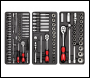 Clarke PRO395 182 Piece Tool Kit with 3 Drawer Service Cart